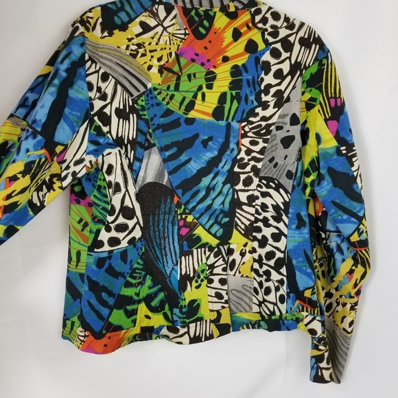 Vintage Alberto Makali geographic pattern colorful - Picture 2 of 6